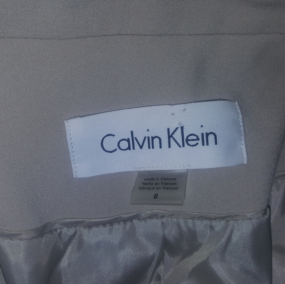 Calvin Klein Women's Tan Blazer Size 8 - Picture 3 of 6